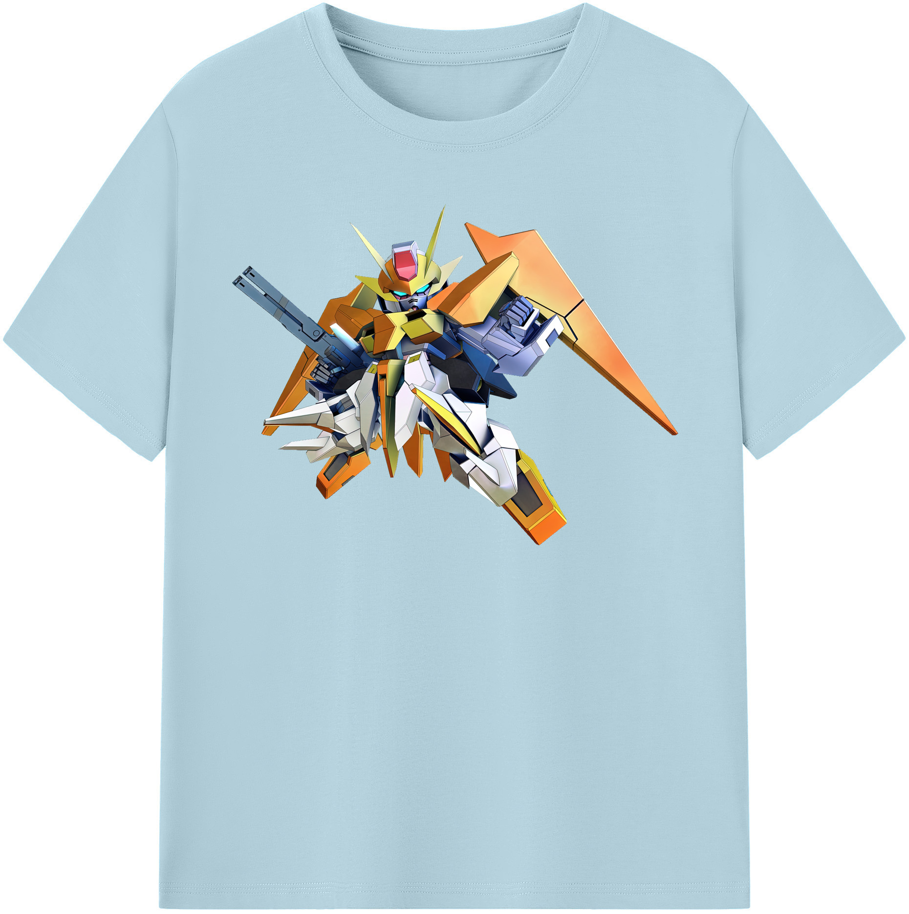 （画像用） 機動戦士ガンダム Mobile Suit Gundam 綿100％半袖Tシャツ（フロントプリント）